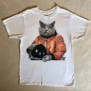 American Space Cat Astronaut USA
